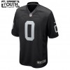 Maillot Las Vegas Raiders Trevon Moehrig 0 Nike Noir 2021 NFL Draft - Enfant